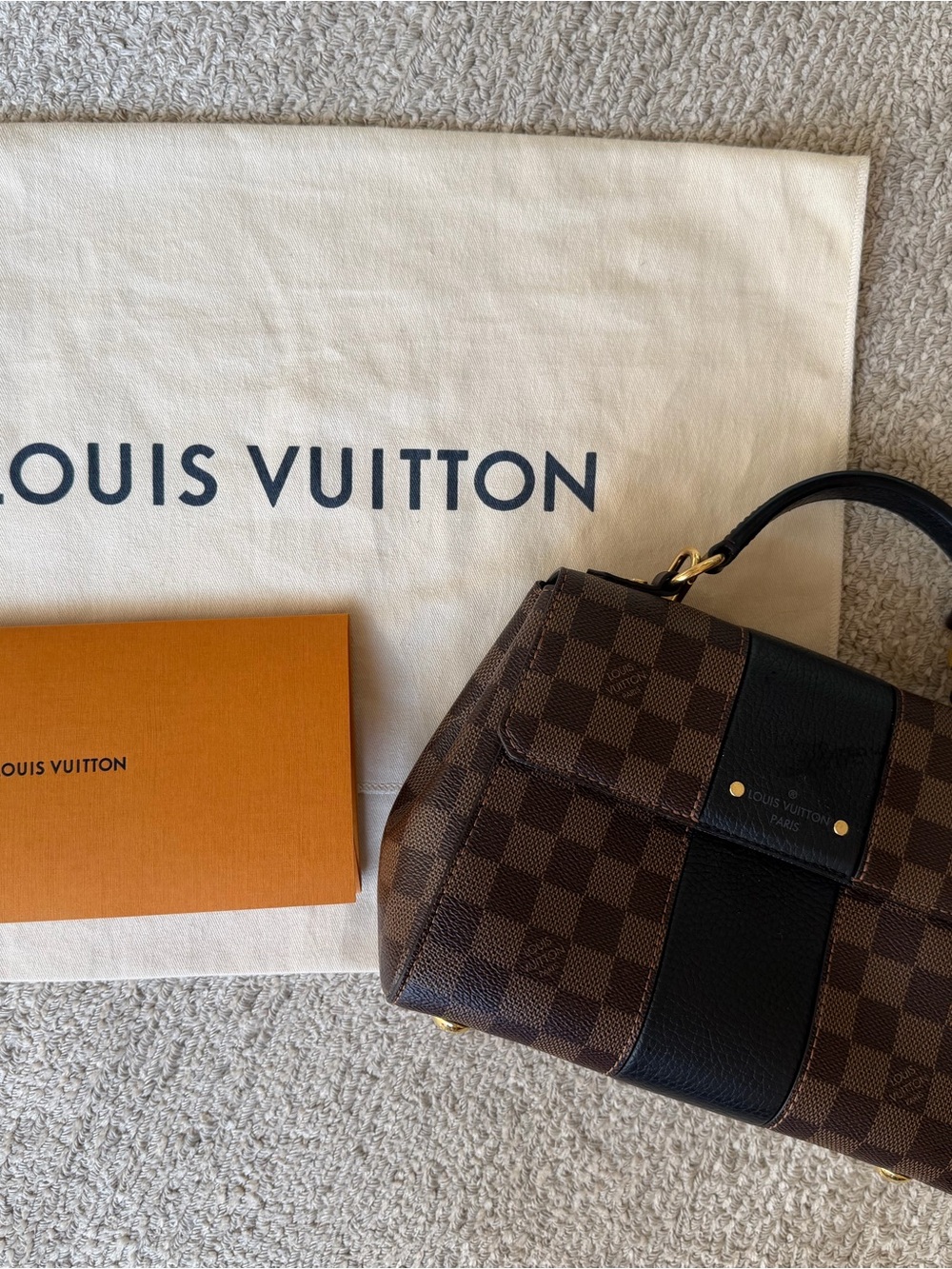 Louis Vuitton Bond Street BB – Brown & Black | Gently Used